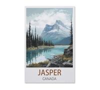 PGCKSK Jasper Canada,panneaux métalliques en étain, Art mural | Affiche imprimée en fer blanc épais, décoration murale(20x30cm 8x12 inch-AB19