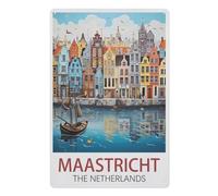 PGCKSK Maastricht Pays-Bas,panneaux métalliques en étain, Art mural | Affiche imprimée en fer blanc épais, décoration murale(20x30cm 8x12 inch-AE39