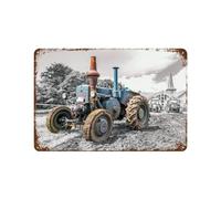PGCKSK Plaque en métal vintage,Vieux tracteur,pour cafés, bars, pubs, magasins, décoration murale amusante et rétro pour homme et femme-30 x 40 cm (12 x 16 inch) K22