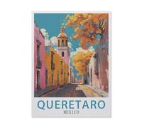 PGCKSK Queretaro, Mexique，Kit de peinture diamant 5D bricolage, strass point de croix, broderie à la main cadeau de vacances adulte/enfant(40 x 50 cm/15.74 x 19.68 pouces)-DQ13