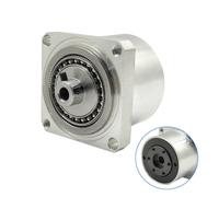 PGFUN Réducteur de transmission harmonique à petite vague de contrainte Boîte de vitesses Actionneur de réduction rotatif 100:1, compatible avec moteur pas à pas Nema 17 (sortie à bride)