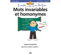 PGHS06 - Mots Invariables et Homonymes