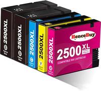 PGI-2500XL Compatible Ink Cartridges for Canon PGI-2500 XL PGI 2500XL 2500 for Canon Maxify Printer MB5150 MB5450 MB5155 MB5455 MB5350 MB5050 MB5100 MB5400 iB4150 Pack of 5