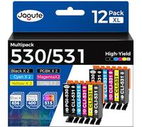 PGI-530 CLI-531 Cartouches d’Encre Compatible avec PIXMA TS8750 TS8751