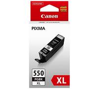 PGI-550XL PGBK - Cartouche d'encre Noire pigmentée Haut rendement Authentique