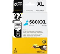 Pgi580 Cli581Xxl - Cartouche D'Encre Compatible Avec Canon Pgi580 Cli581 Xxl - Cyan Taille Xxl - Pour Canon Pixma Tr 7550 - Tr 7650 - Tr 8550 - Ts 6100 E - Ts 6150 - Ts 6151[ENC943587]