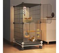 Pgkog Cage Furet, Cage pour Chinchilla, Cage Oiseaux, Grillage Métallique, Crypté pour Empêcher La Fuite, Adapté Aux Écureuils, Chinchillas, Furets
