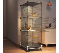 Pgkog Cage Furet, Cage pour Chinchilla, Cage Oiseaux, Grillage Métallique, Crypté pour Empêcher La Fuite, Adapté Aux Écureuils, Chinchillas, Furets