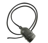 PGLVLZFGFN 150cm E27 imperméable LED Prise de Porte-Lampe for Effort de Flamme de Fil Durable PVC 2x0.7 5mm ^ 2 Fil cylindrique Convertisseur de Douille de Lampe