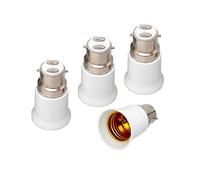 PGLVLZFGFN 4pcs B22 for E27 Capuchon de la baïonnette for la baïonnette for la vis for vis Standard for vis Compatible for Edison Convertisseur de Douille de Lampe