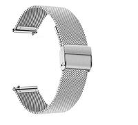 PGLVLZFGFN Bande métallique Bande Milanaise Compatible for Huawei Regez 3 Band Compatible for Huawei Watch3 GT 2E GT2 46MM Pro Bracelet Remplacer des aiguilles de surveillance Bracelet de montre(Silve