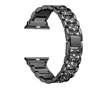 PGLVLZFGFN Bracelet de montre Bracelet en acier inoxydable Compatible for Apple Watch 3 42mm 38mm Band de montre compatible for Iwatch 4 5 6 SE 7 Bande 44mm 40mm 41 45mm Bracelet de montre(B,For 42mm