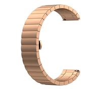PGLVLZFGFN Bracelet en métal compatible for Huawei montre en acier inoxydable Gtr 47mm Hommes Femmes Bracelet for Huawei Honor Magic Bracelet de montre(Rose gold)