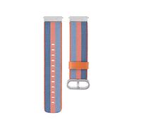 PGLVLZFGFN Bracelet Watch Nylon Sangle de bracelet for bande de tissage 22mm Compatible for Asus Vivowatch/Compatible for Zenwatch/compatible for Zenwatch 2 Bracelet de montre(Oange and blue)