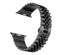 PGLVLZFGFN Cinq Baht Metal Strap compatible for Apple Watch 44mm 42mm Courroie de rechange de 38mm 38mm 38mm Compatible for IWatch 7 6 5 4 3 2 Soi Bande Bracelet de montre(B,42mm-44mm-45mm)