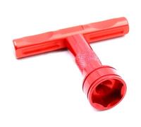 PGLVLZFGFN Clé hexagonale de 17mm for voitures modèles RC pratique clé for douille hexagonale de voiture RC en alliage d'aluminium outils d'entretien de voiture modèle RC Prise de courant(Rosso)