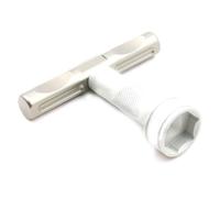 PGLVLZFGFN Clé hexagonale de 17mm for voitures modèles RC pratique clé for douille hexagonale de voiture RC en alliage d'aluminium outils d'entretien de voiture modèle RC Prise de courant(Silver)