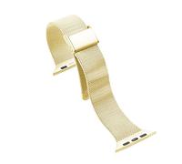 PGLVLZFGFN Femme Bracelet milanais Compatible for IWatch 38mm 40mm 42mm Compatible for une montre Apple Série 5 44mm Sangle Petite taille Smallm Bracelet Accessoires Bracelet de montre(Gold,40mm)
