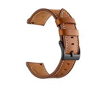 PGLVLZFGFN Gandband Compatible avec Samsung Galaxy Watch Active 2 40mm 44mm Bande de bracelet en cuir véritable 20mm Compatible avec courroie de bracelet de sport de sport Bracelet de montre(Marrone,F