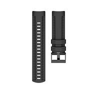 PGLVLZFGFN Sangle de bande de montre en silicone douce compatible for Suunto 9 2 Bandes de 4mm Sport en plein air Smartwatch Beltwatch Compatible for Suunto 9 Montre accessoire Bracelet de montre(Noir