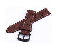 PGLVLZFGFN Sangle de montre en cuir compatible for Samsung Galaxy Watch 3 45 / 41mm / 42mm / 46mm / Actif 2 Bracelet Bracelet Compatible for Huawei Watch GT2 46mm GT 2E STRAPS Bracelet de montre(Coffe