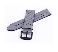 PGLVLZFGFN Sangle de montre en cuir compatible for Samsung Galaxy Watch 3 45 / 41mm / 42mm / 46mm / Actif 2 Bracelet Bracelet Compatible for Huawei Watch GT2 46mm GT 2E STRAPS Bracelet de montre(Grey