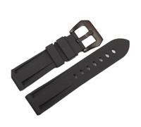 PGLVLZFGFN Sangle de montre silicone de montre en caoutchouc de 22 mm de 22mm de 22mm 22mm 26mm Bracelet de montre(Black Black buckle,26mm)