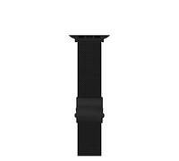 PGLVLZFGFN Sangle milanaise compatible for Apple Watch 44mm IWatch Series 6 4 3 Soi Bracelet Watchband Compatible for bande de montre Apple 42mm 40mm 38mm Sangle de métal Bracelet de montre(Black 0.6,