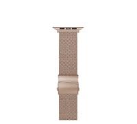 PGLVLZFGFN Sangle milanaise compatible for Apple Watch 44mm IWatch Series 6 4 3 Soi Bracelet Watchband Compatible for bande de montre Apple 42mm 40mm 38mm Sangle de métal Bracelet de montre(Rose gold