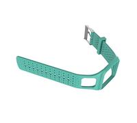 PGLVLZFGFN Silicone Square Watch Band Compatible avec TomTom Bracelet Strap Remplacement Multi-Sport Compatible avec Tom Watch Straps 1 Series Gandband Bracelet de montre(Verde)