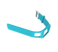 PGLVLZFGFN Silicone Square Watch Band Compatible avec TomTom Bracelet Strap Remplacement Multi-Sport Compatible avec Tom Watch Straps 1 Series Gandband Bracelet de montre(Blu)