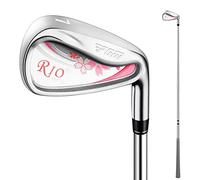 PGM Club de golf Rio 2016 III pour femme #7 en acier inoxydable - Club simple droitier pour entraînement et compétition débutants