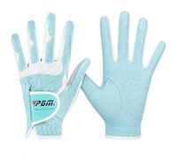 PGM Paire de gants de golf pour femme, système de prise en main amélioré, frais et confortables, bleu, s