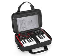 PGmoon Étui de transport compatible avec Akai Professional MPK Mini MK3/MPK Mini Play MK3 25 touches USB MIDI - Sac de voyage avec poches multiples