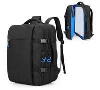 PGmoon Sac à Dos Compatible avec Console PS5/PS4 pour Voyage, Soirée | Grande Cloison Rembourrée Réglable, Plusieurs Poches pour Manette, Laptop 15,6", Disques de Jeu, Conception Brevetée