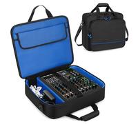 PGmoon Sac de Transport pour Mixeur Audio compatible avec Mackie ProFX12v3/ProFX10v3, Noir, Sac de DJ Mixeur avec Rembourrage Épais pour Équipement et Accessoire