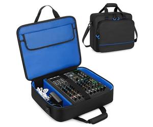 PGmoon Sac de Transport pour Mixeur Audio Compatible avec Mackie ProFX12v3/ProFX10v3, Noir, Sac de DJ Mixeur avec Rembourrage Épais pour Équipement et Accessoire