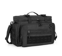 PGmoon Sac Tactique Compatible avec Console PS5 et Disques/Digital Edition | Poches Rembourées pour Laptop 15,6", Manette de jeu, Casque de Jeu, Système MOLLE pour Personnalisation, Conception Brevetée