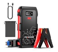 PGNOOGE 26800mAh 6000A Démarreur de Voiture, Booster de Batterie 12V pour Moteurs jusqu'à 10L Diesel et Tous Essence, Start Booster Batterie Vehicule