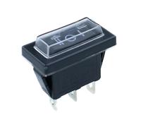 PGPGP Interrupteur à Bascule, Interrupteur de Bateau 5 pièces KCD3 15A /20A 125V/250V on-Off-on 3 Positions 3 Broches équipement électrique Interrupteur d'alimentation Noir(KCD3)