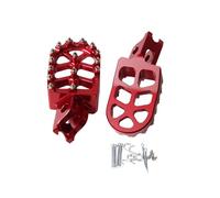 PGQSQVTXF Moto Supports Pédales pour CRF300L CRF 300L CRF300 Rallye CRF 300 L Repose-Pieds Avant pour Motos Repose-Pieds Pièces De Pédale Cale Pied Moto(Rouge)