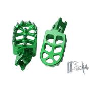 PGQSQVTXF Moto Supports Pédales pour CRF300L CRF 300L CRF300 Rallye CRF 300 L Repose-Pieds Avant pour Motos Repose-Pieds Pièces De Pédale Cale Pied Moto(Vert)