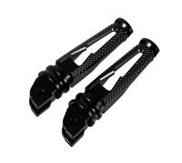 PGQSQVTXF Moto Supports Pédales pour Ducati pour Panigale 899/959/1199/1299/V2 pour Streetfighter V4/S 2020-2021 Repose-Pieds Pilote Pédales De Repose-Pieds Passager Arrière Cale Pied Moto(Noir)