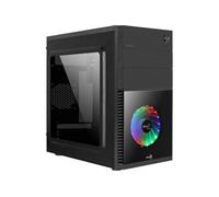 Aerocool Boîtier PC CS-105 Cosmo-C Mini-Tour Micro-ATX RGB panneaux vitrés Noir