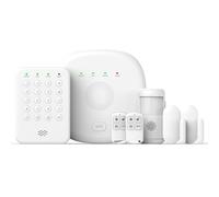 PGST 7 Pièces Kit Alarme Maison sans Fil - Compatible Alexa & Google, sans Abonnement Mensuel, Contrôle par App (WiFi+4G) avec Alertes Instantanées & Appel Auto d'Alarme, Surveillance 24/7