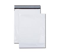 PGV Pochette d'expédition en polyéthylène opaque 31 x 41 cm avec bande de protection - Indéchirable et imperméable - Paquet de 10