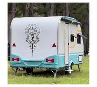 PGVXEM Autocollant en Vinyle avec Boussole for Camping-Car, décoration de Camping-Car, Voyage en Plein air(Blue,42x92cm)