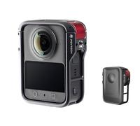 PGYTECH Caméra Cage pour DJI OSMO 360, Coque de Protection Robuste en Alliage d'Aluminium avec Bouton À Libération Rapide, Trou Fileté 1/4", Sabot Froid, Cache-Lentille en Silicone Cadre