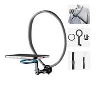 PGYTECH CapLock™ Support Magnétique Max pour Téléphone Édition Longue, Support POV/Vlog de Cou pour iPhone Android Téléphones et Caméras d'action