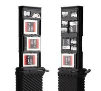 PGYTECH CreateMate Étui à Cartes Mémoire, 18 Emplacements Personnalisables pour SD/CF/XQD/SIM, IP54 Résistant à l'eau/La Poussière, Alliage d'Aluminium+Silicone avec Mousqueton pour Photographes